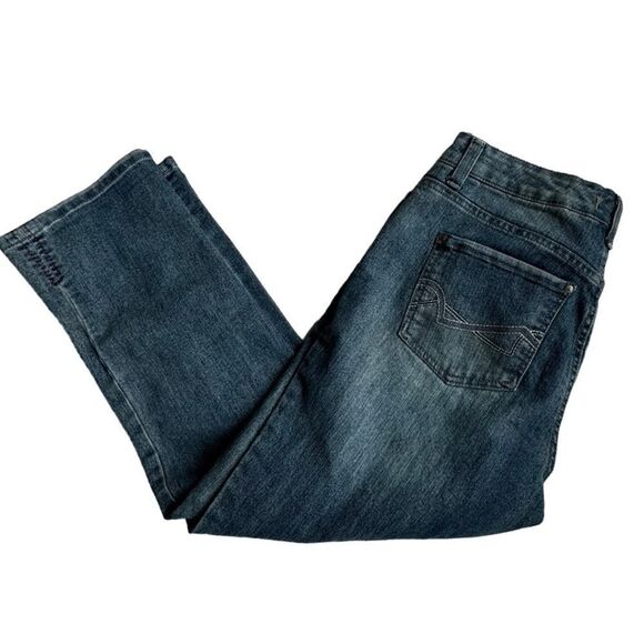 Nine West Vintage Boho Denim Jeans Straight Leg Classic SZ 8 / 29 - Picture 3 of 12